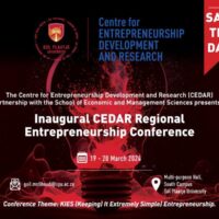 Save the date: CEDAR regional entrepreneurship conference