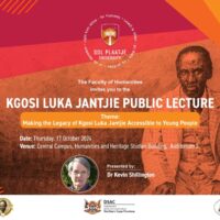 Invitation to the Kgosi Luka Jantjie Public Lecture