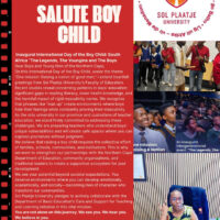 SPU commemorates the inaugural International Day of the Boy Child
