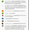 Congradulatory Messages for VC 1